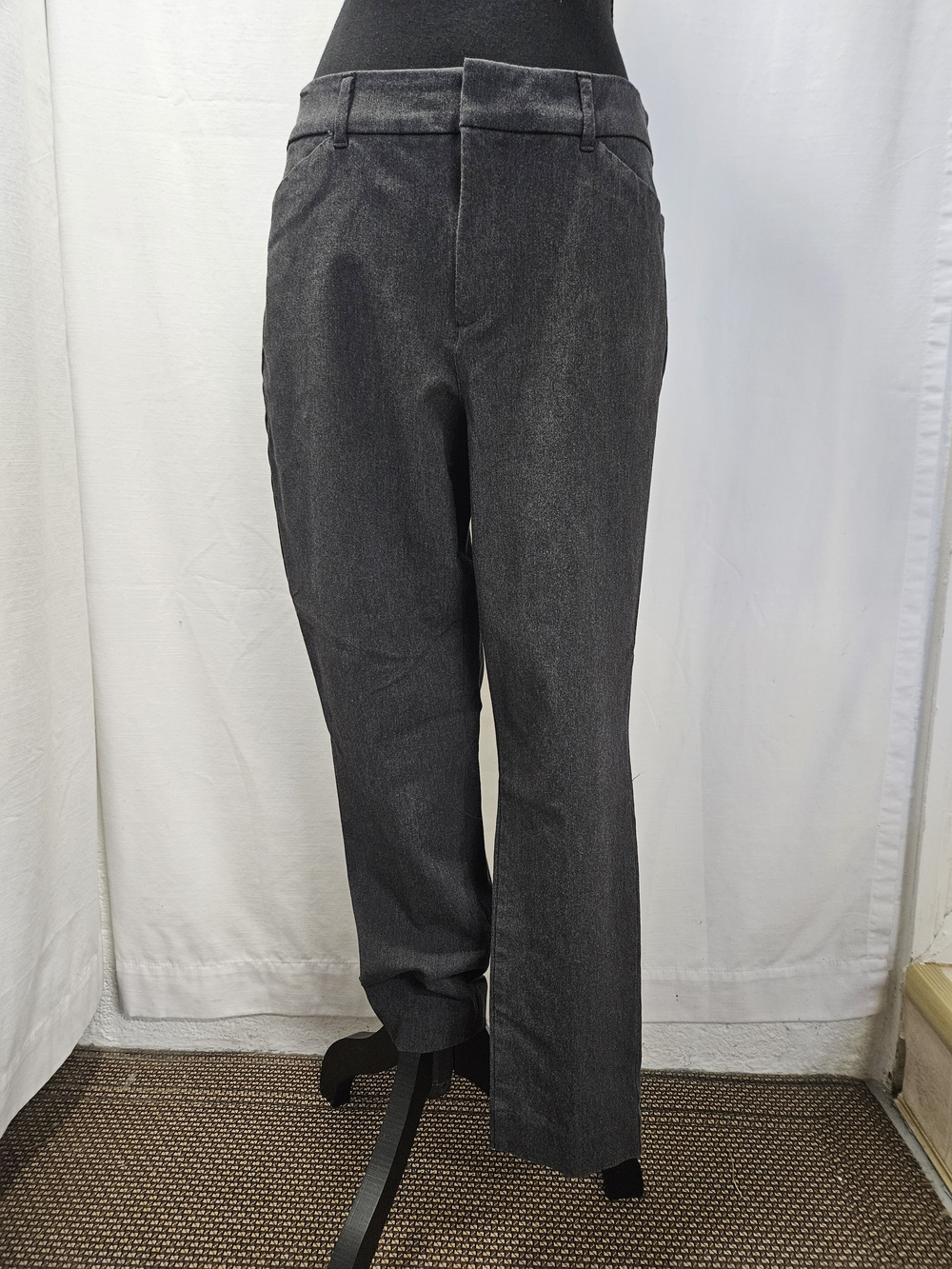 Old Navy High-Rise Pixie Charcoal Grey Pants Size 12